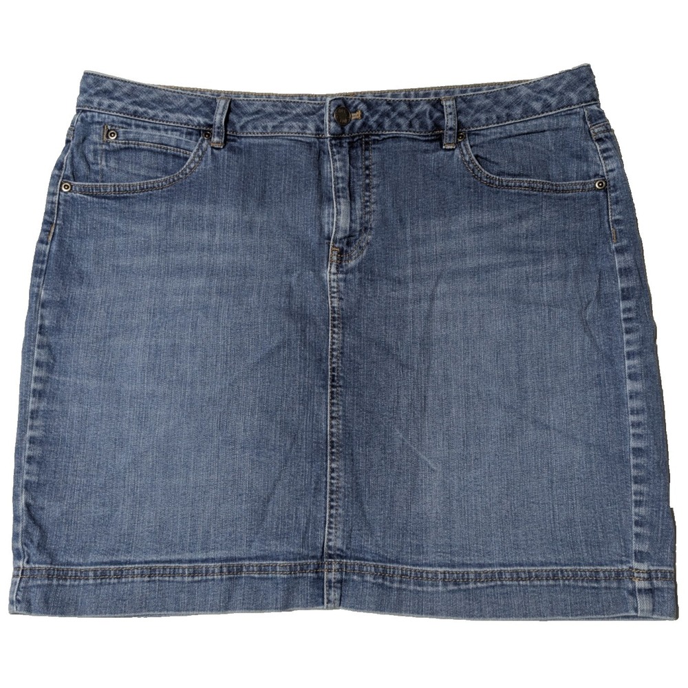 J. JILL Stretch Denim‎ Blue Jean Skirt - Women 16
